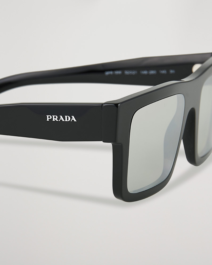 Homme | Prada Eyewear 0PR 19WS Sunglasses Black | Prada Eyewear | 0PR 19WS Sunglasses Black