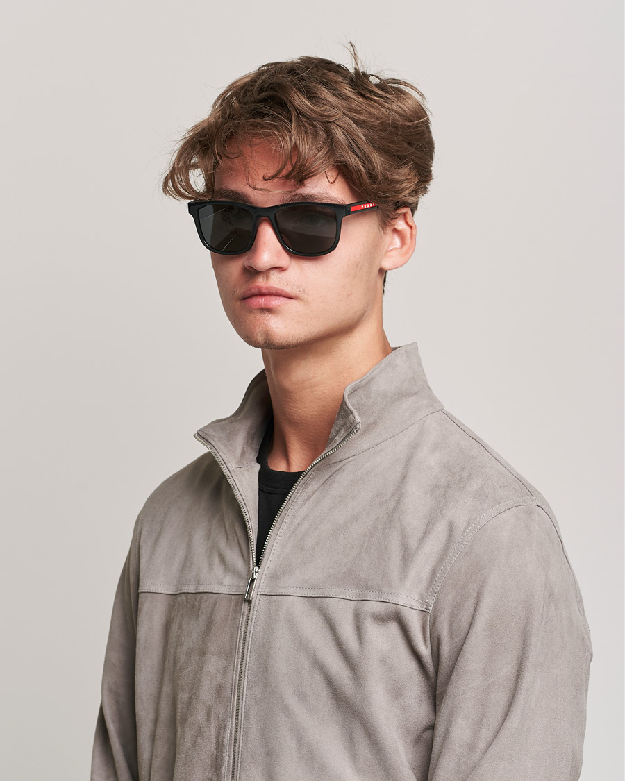 Homme | Prada Linea Rossa 0PS 04XS Sunglasses Black | Prada Linea Rossa | 0PS 04XS Sunglasses Black