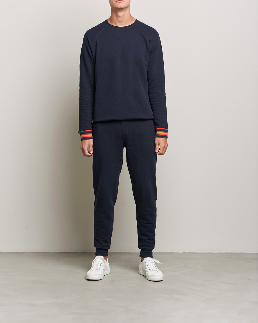 Heren | Paul Smith Bright Stripe Sweat Pant Navy | Paul Smith | Bright Stripe Sweat Pant Navy