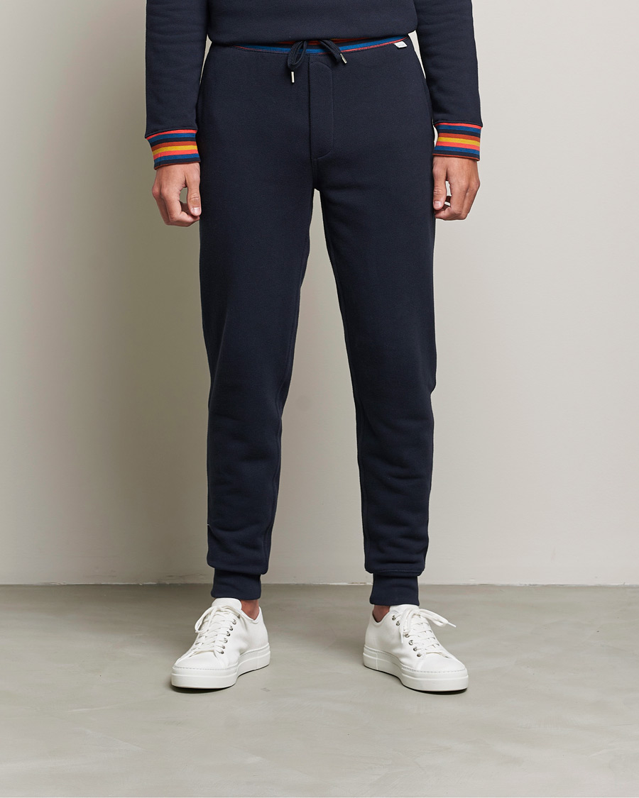 Heren | Paul Smith Bright Stripe Sweat Pant Navy | Paul Smith | Bright Stripe Sweat Pant Navy