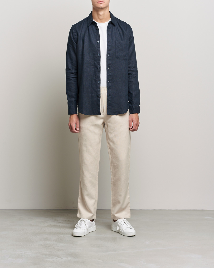Homme | Pantalons | Samsøe Samsøe | Samsøe & Samsøe Jabaria Organic Cotton Trousers Oatmeal