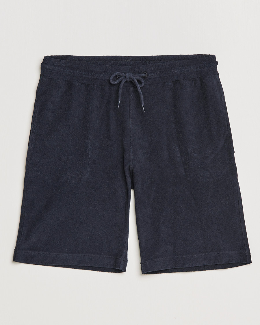 Homme | Pantalons | Oscar Jacobson | Ellory Terry Shorts Night Blue