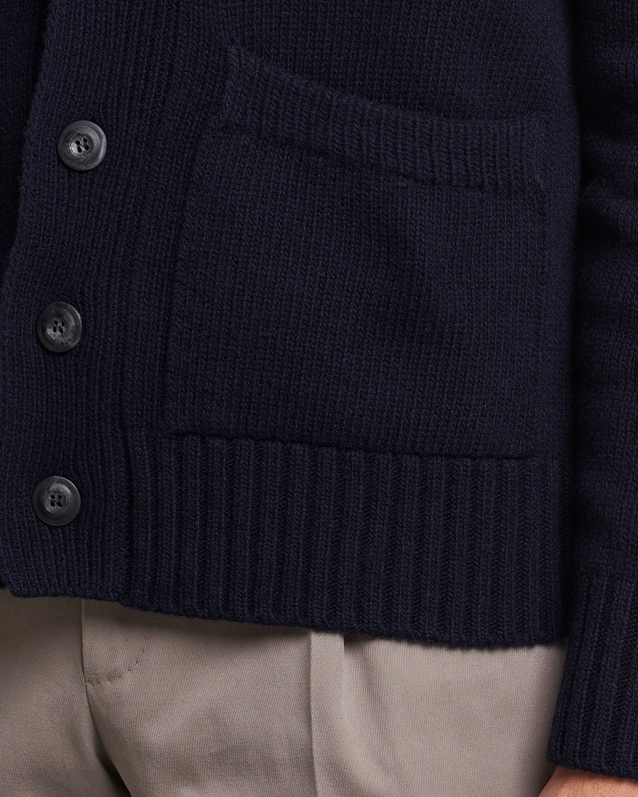 Homme | Pulls Et Tricots | Altea | Shawl Collar Cardigan Navy