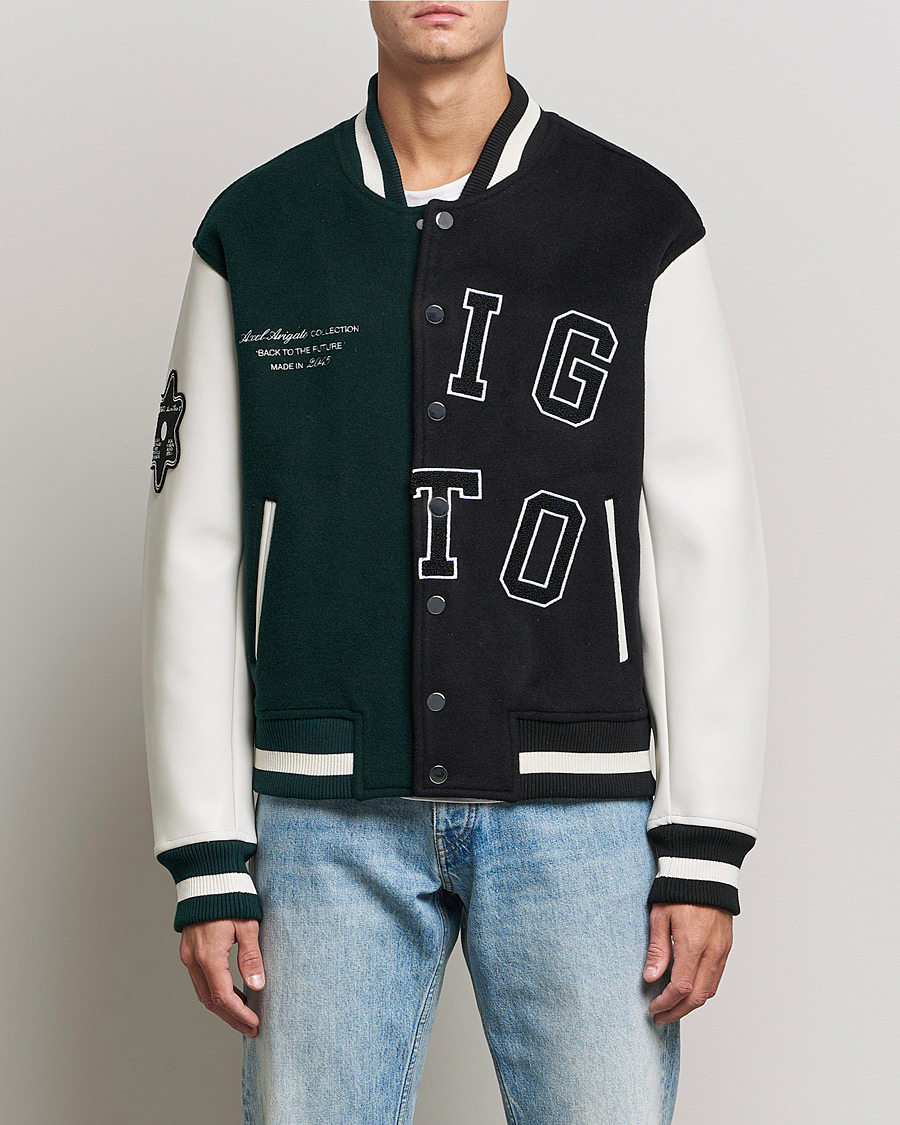 Homme | Manteaux Et Vestes | Axel Arigato | Offense Varsity Jacket College Green/Black