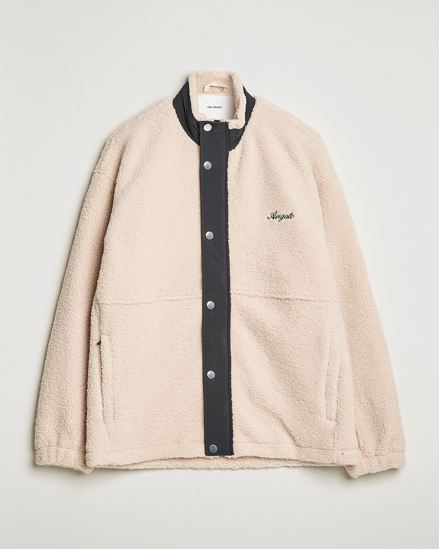 Homme | Pulls Et Tricots | Axel Arigato | Nomad Pile Jacket Beige