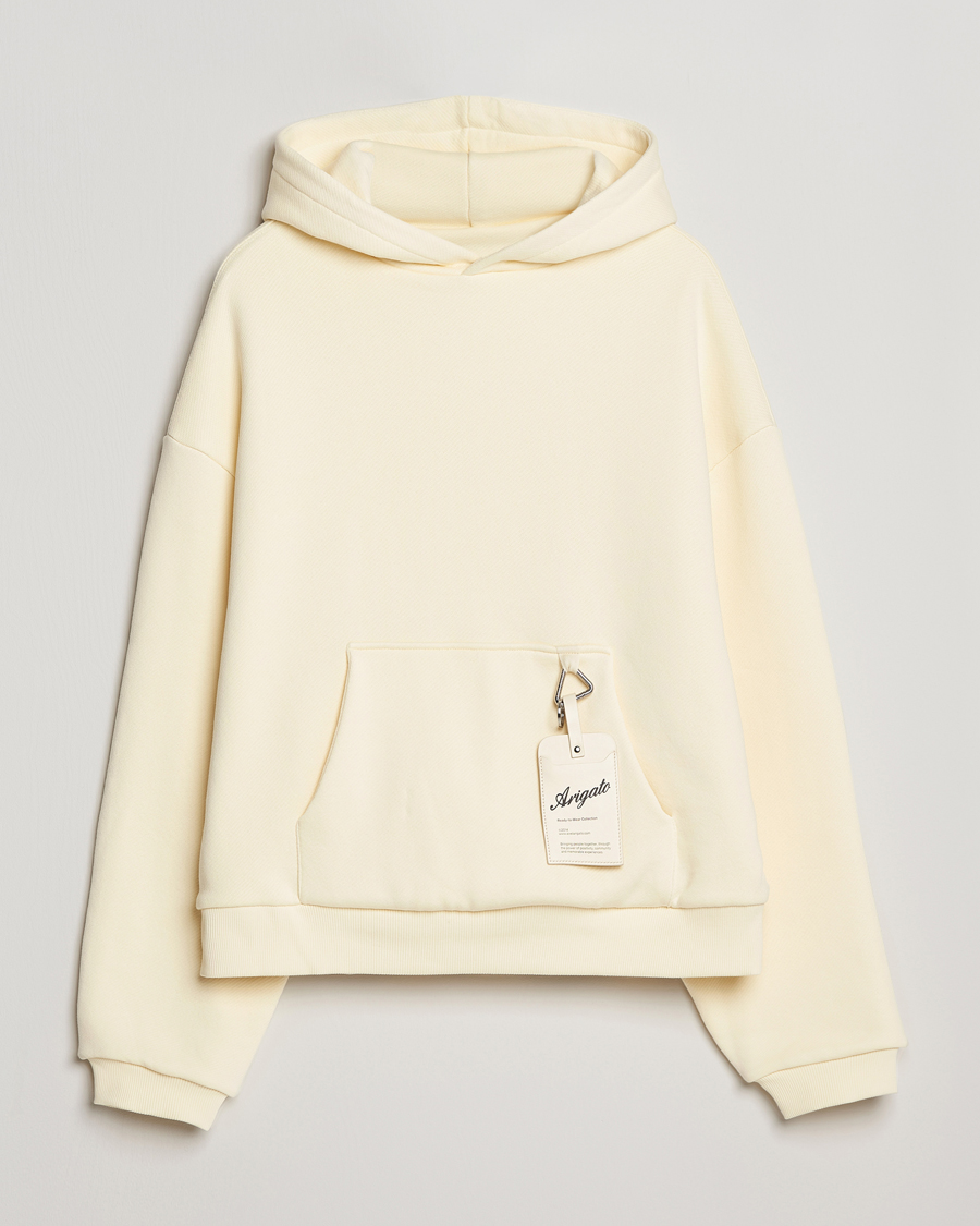 Homme | Pulls Et Tricots | Axel Arigato | Title Hoodie Pale Yellow