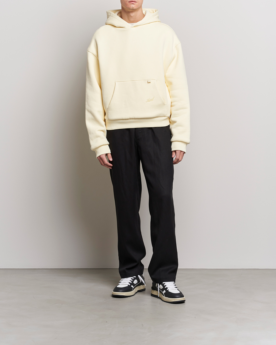 Homme | Pulls Et Tricots | Axel Arigato | Title Hoodie Pale Yellow