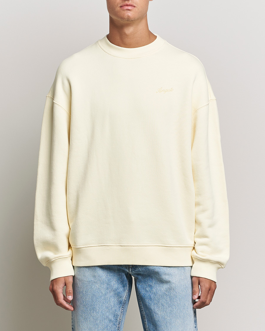 Heren | Truien | Axel Arigato | Primary Sweatshirt Pale Yellow