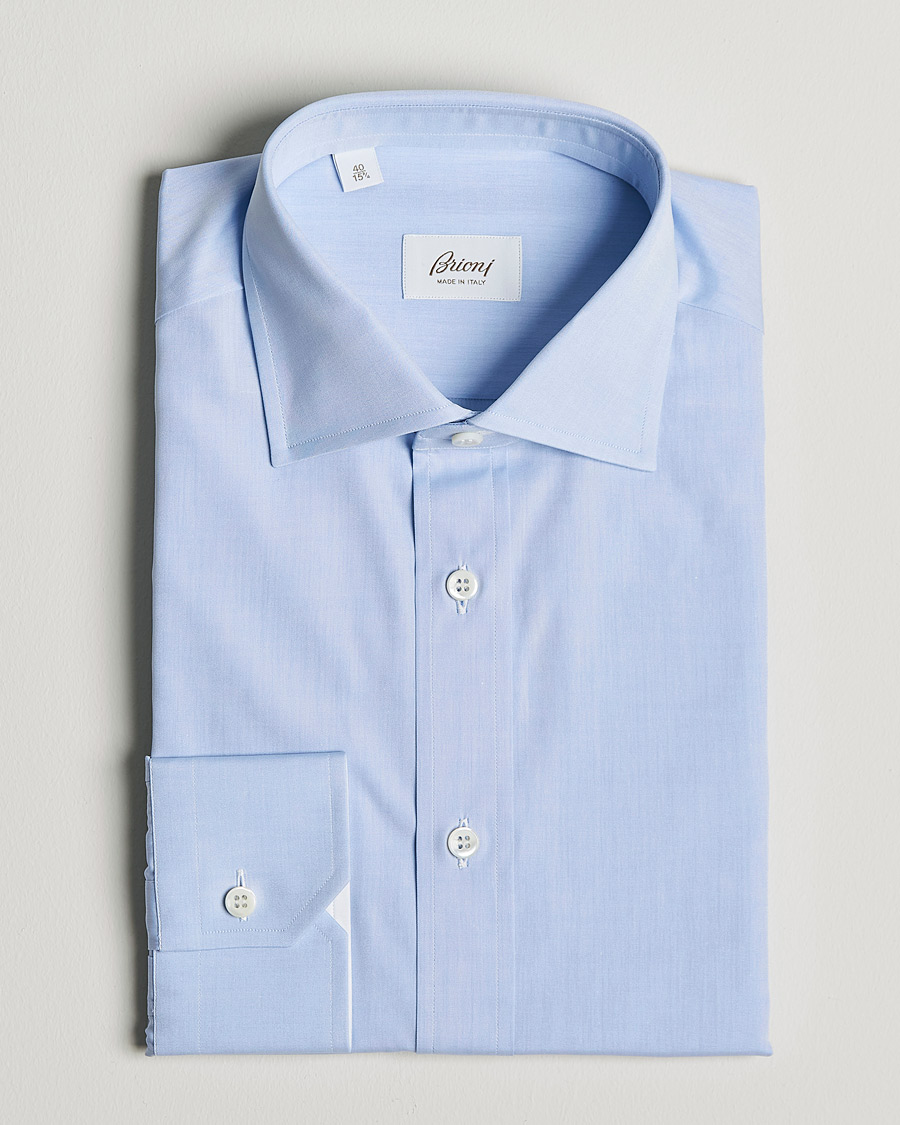 Heren | Overhemden | Brioni | Slim Fit Dress Shirt Light Blue