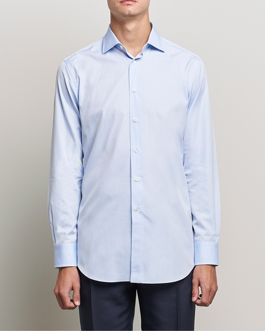 Heren | Overhemden | Brioni | Slim Fit Dress Shirt Light Blue