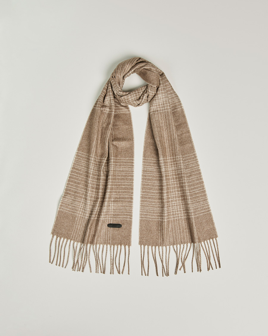 Homme | Brioni Cashmere/Silk Scarf Taupe | Brioni | Cashmere/Silk Scarf Taupe