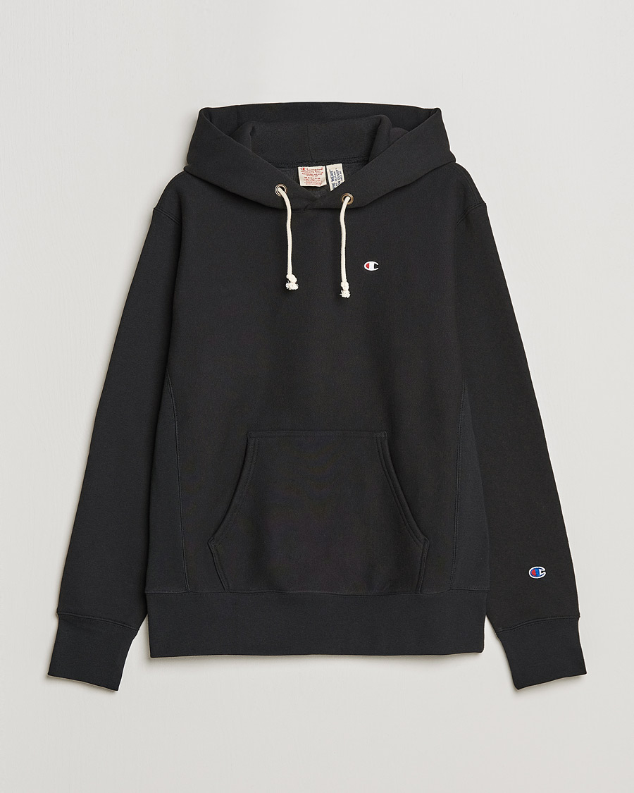 Heren | Truien | Champion | Reverse Weave Soft Fleece Hood Black