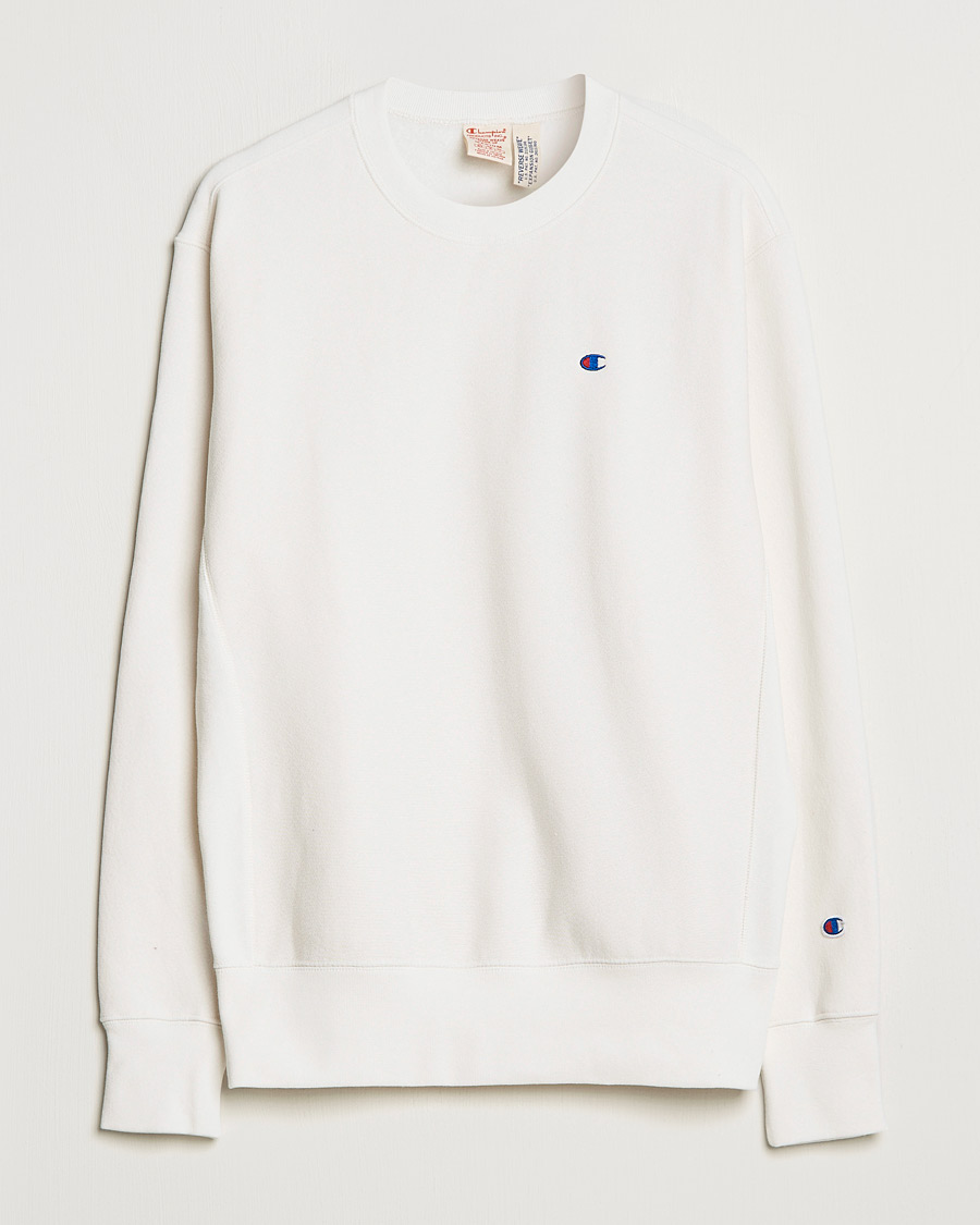 Homme | Pulls Et Tricots | Champion | Reverse Weave Soft Fleece Sweatshirt White