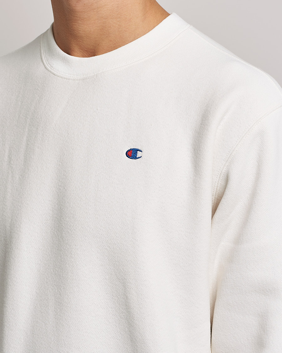 Homme | Pulls Et Tricots | Champion | Reverse Weave Soft Fleece Sweatshirt White