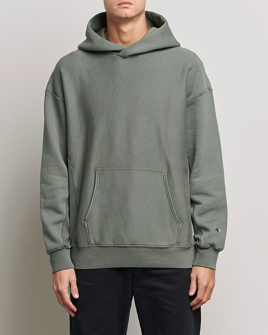Heren | Truien | Champion | Heritage Garment Dyed Hood Dark Grey
