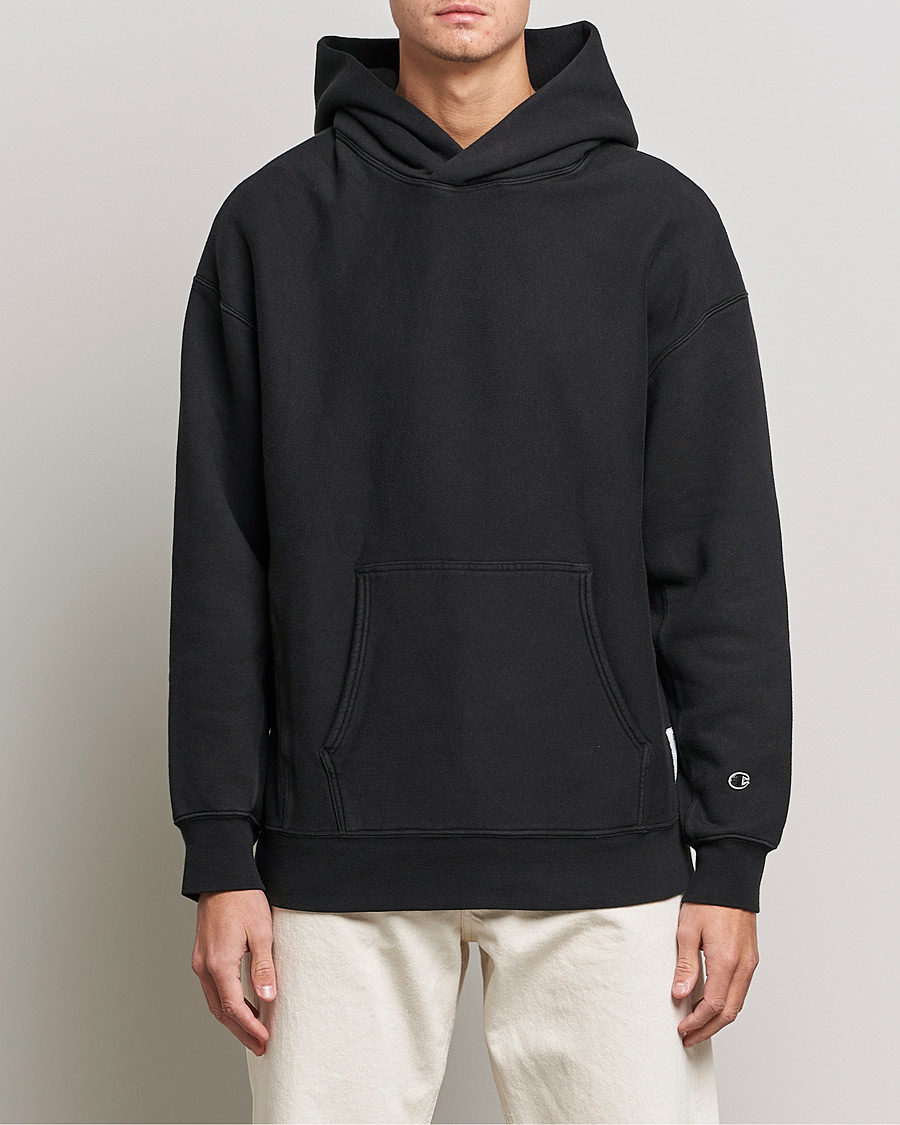 Homme | Pulls Et Tricots | Champion | Heritage Garment Dyed Hood Black
