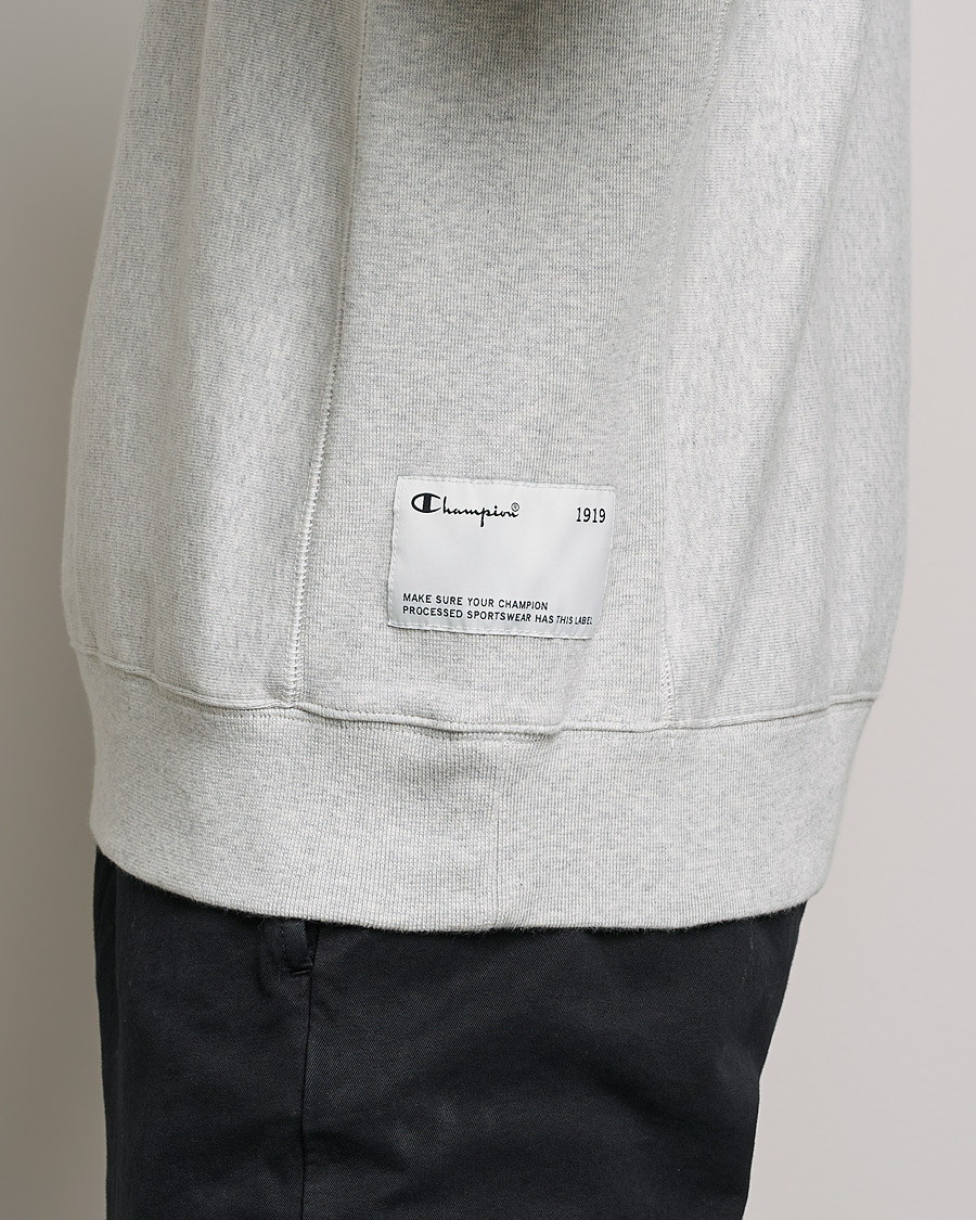 Homme | Pulls Et Tricots | Champion | Heritage Garment Dyed Sweatshirt Grey Melange
