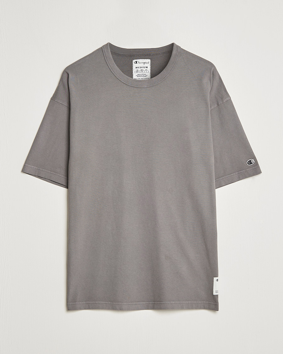 Homme | T-shirts | Champion | Heritage Garment Dyed T-Shirt Dark Grey