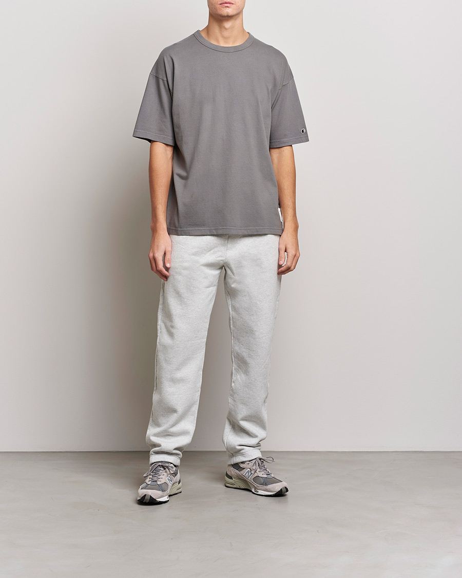 Homme | T-shirts | Champion | Heritage Garment Dyed T-Shirt Dark Grey