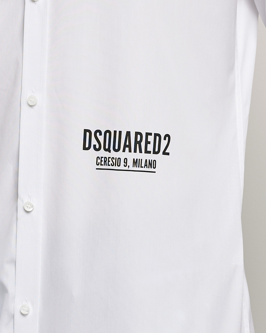 Heren | Overhemden | Dsquared2 | Poplin Dress Shirt White