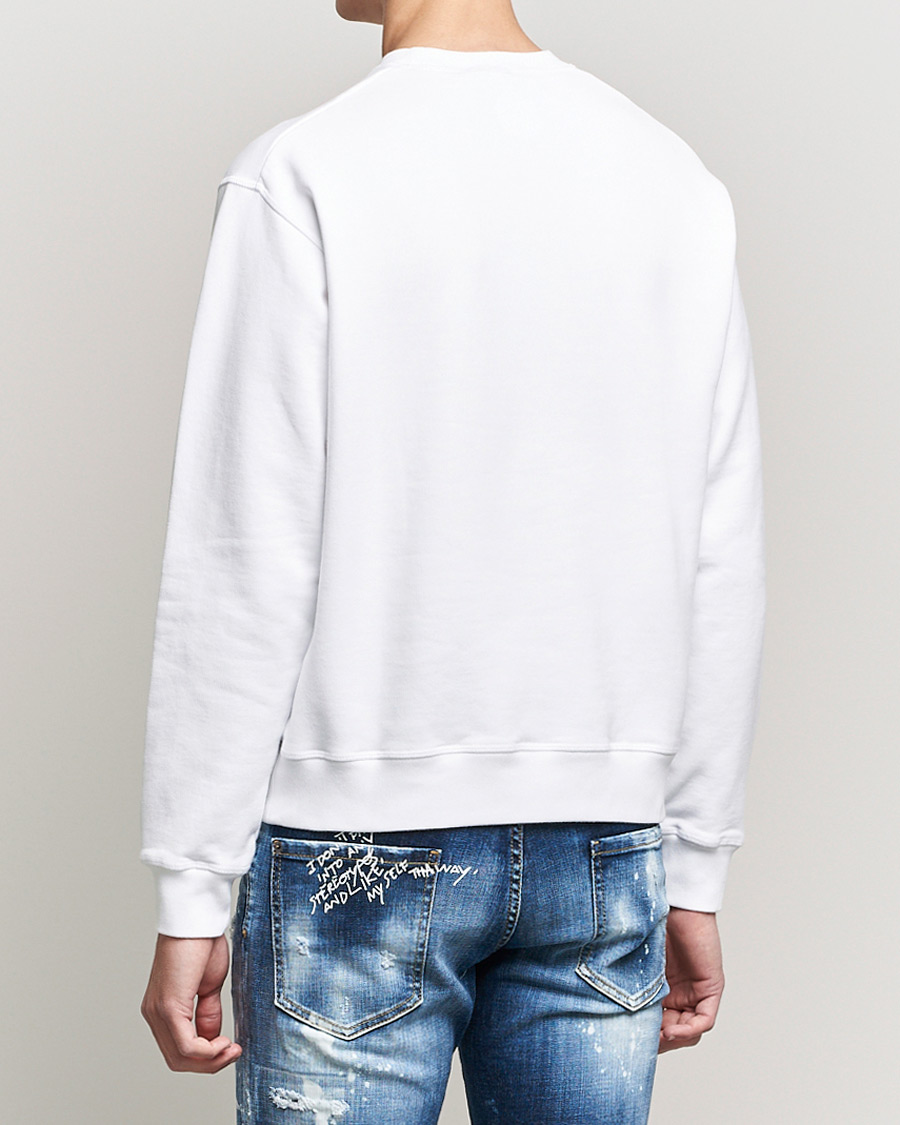 Homme | Pulls Et Tricots | Dsquared2 | Icon Logo Sweatshirt White