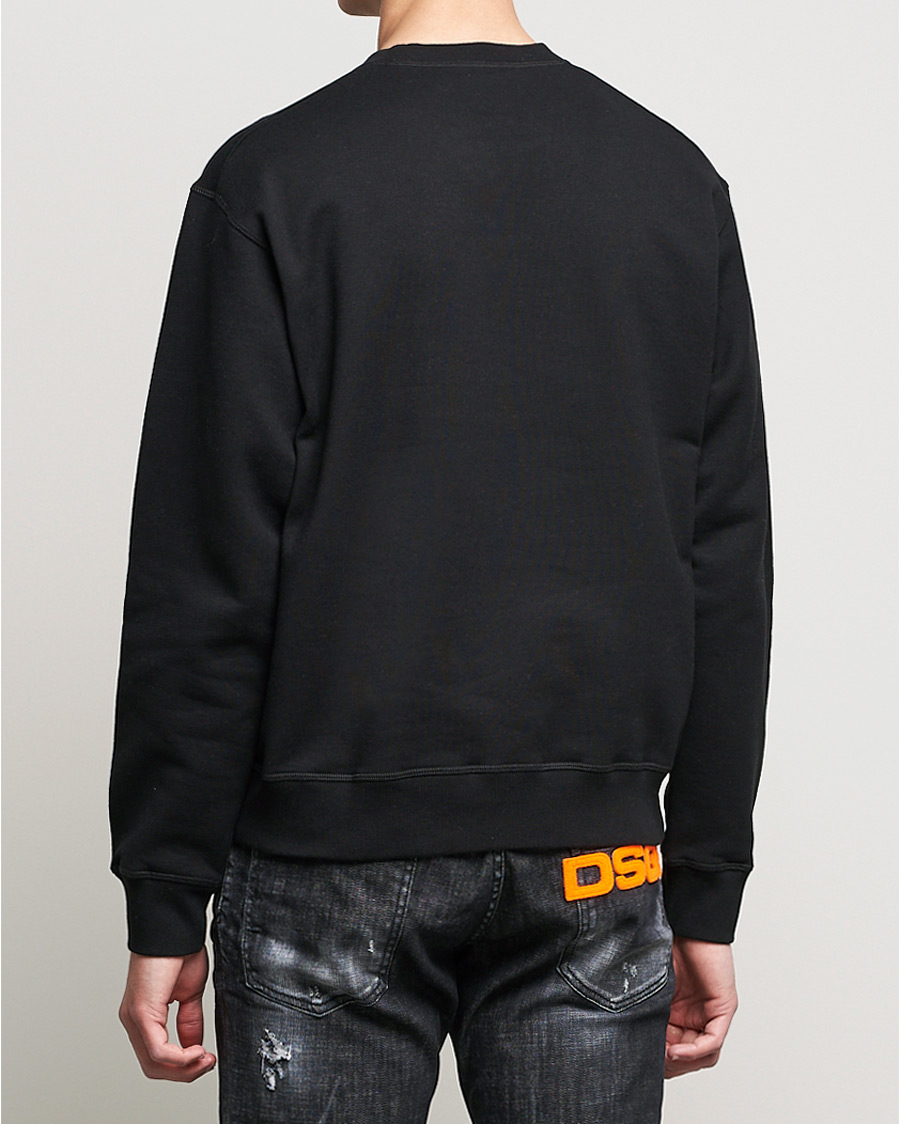 Heren | Truien | Dsquared2 | Icon Tonal Logo Sweatshirt Black