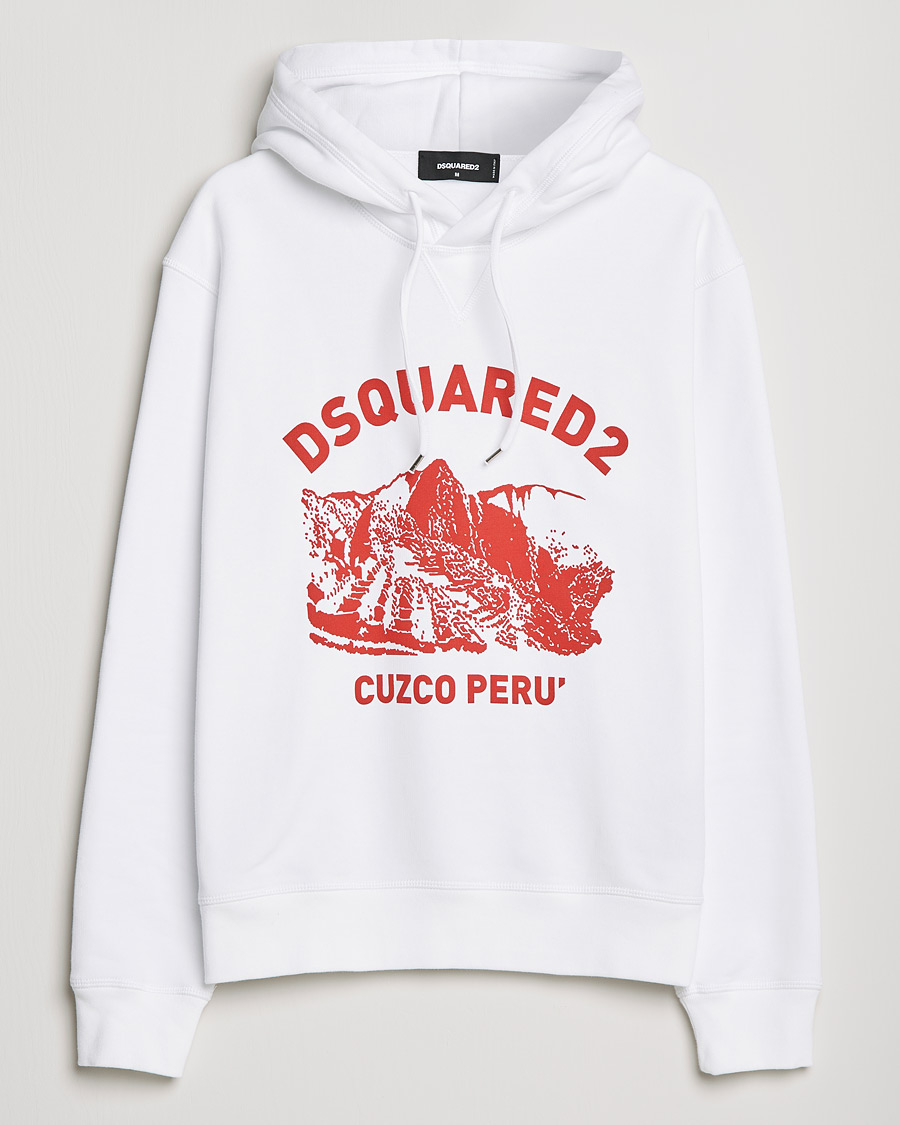Homme | Pulls Et Tricots | Dsquared2 | Cuzco Hoodie White