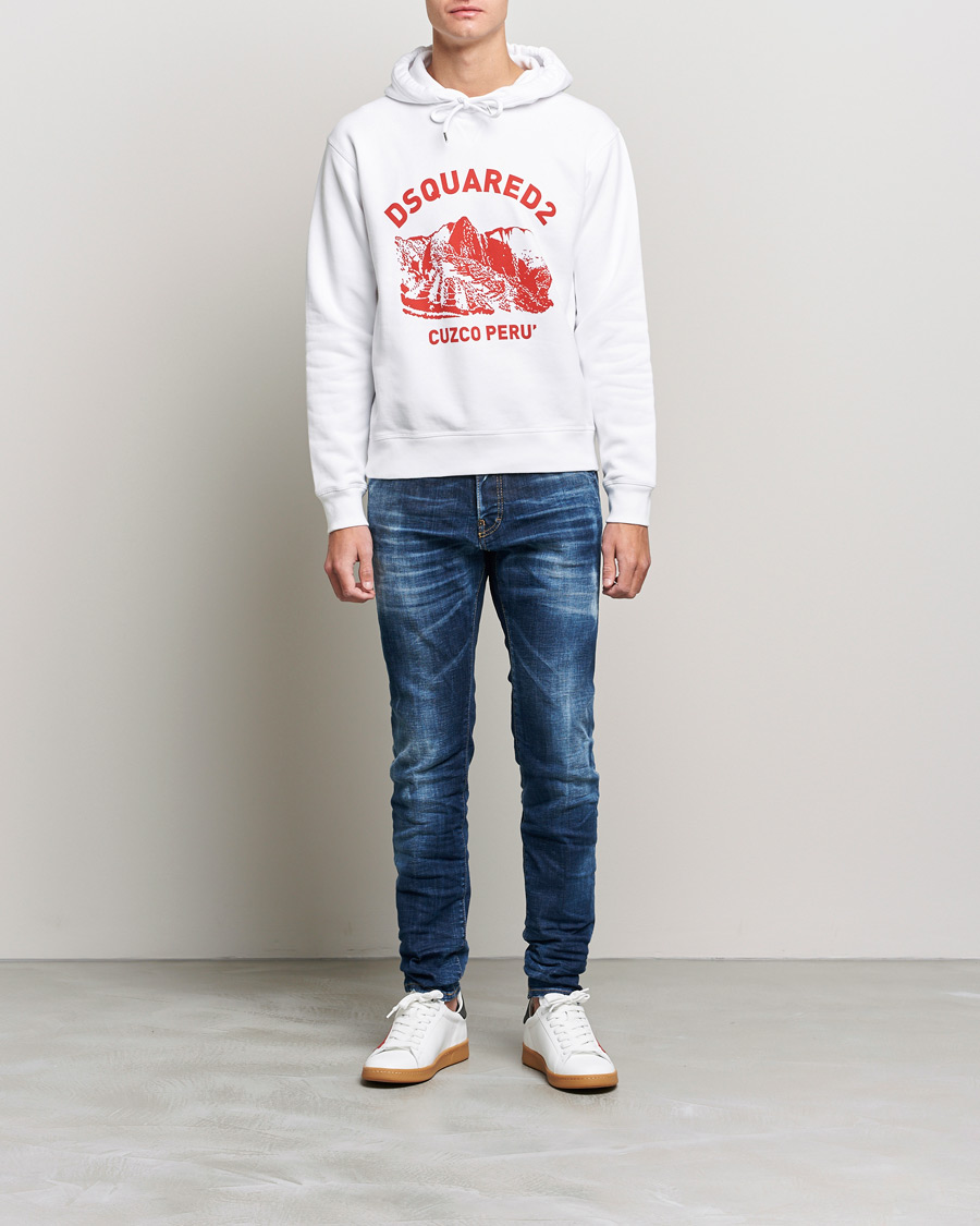 Homme | Pulls Et Tricots | Dsquared2 | Cuzco Hoodie White