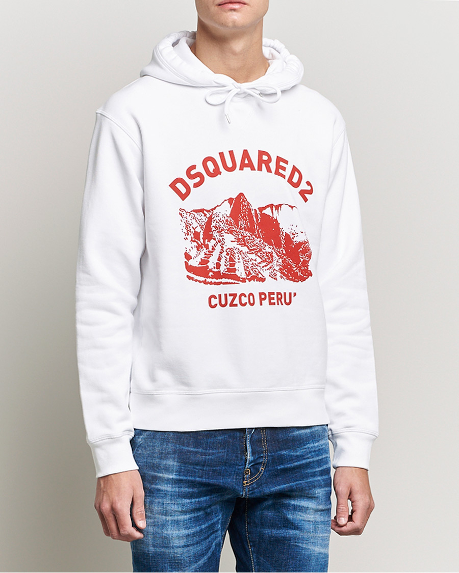 Homme | Pulls Et Tricots | Dsquared2 | Cuzco Hoodie White