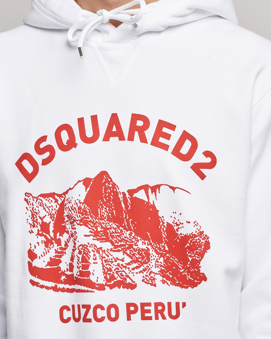 Homme | Pulls Et Tricots | Dsquared2 | Cuzco Hoodie White