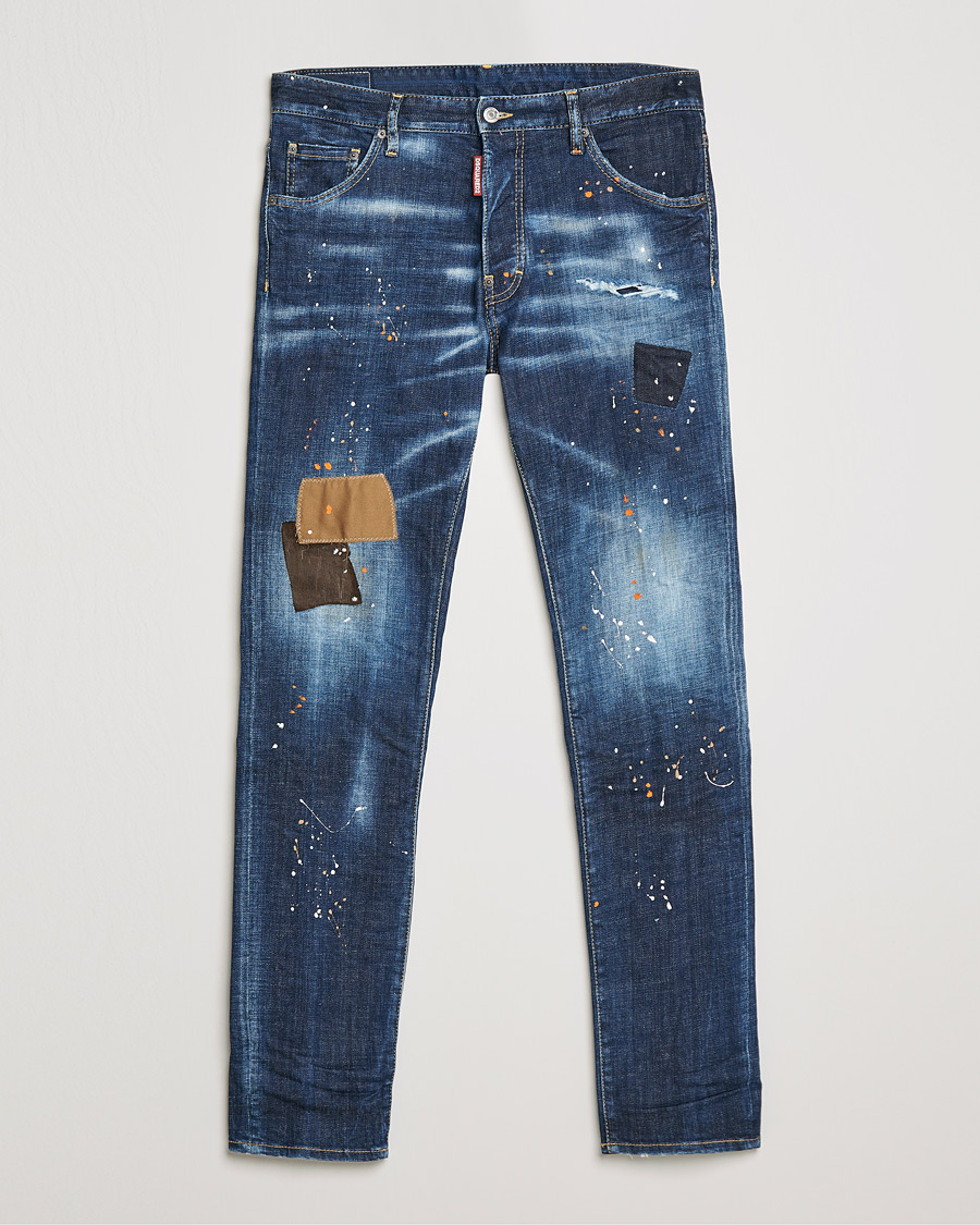 Homme | Jeans | Dsquared2 | Cool Guy Patch Jeans Blue Wash