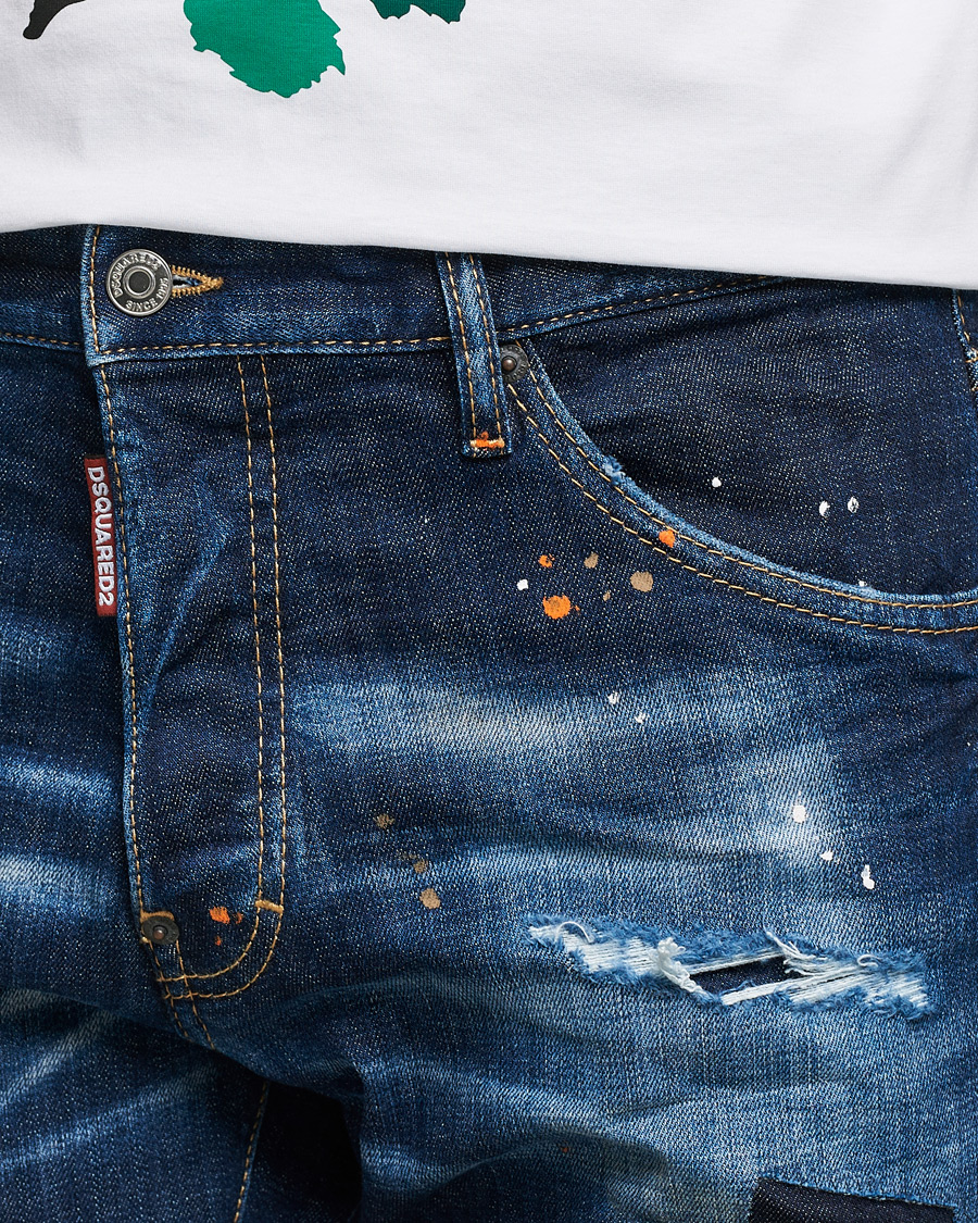 Homme | Jeans | Dsquared2 | Cool Guy Patch Jeans Blue Wash
