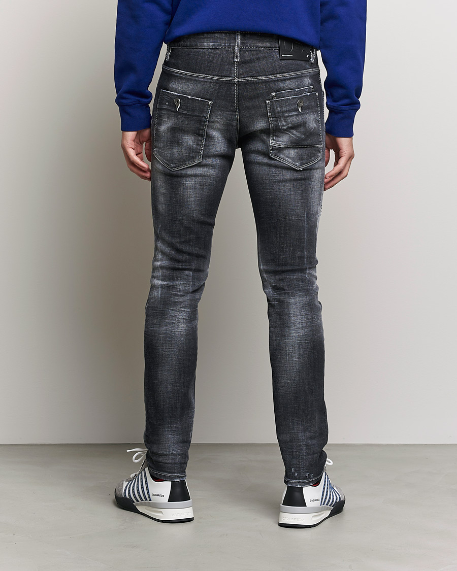 Heren | Jeans | Dsquared2 | Skater Jeans Black Wash