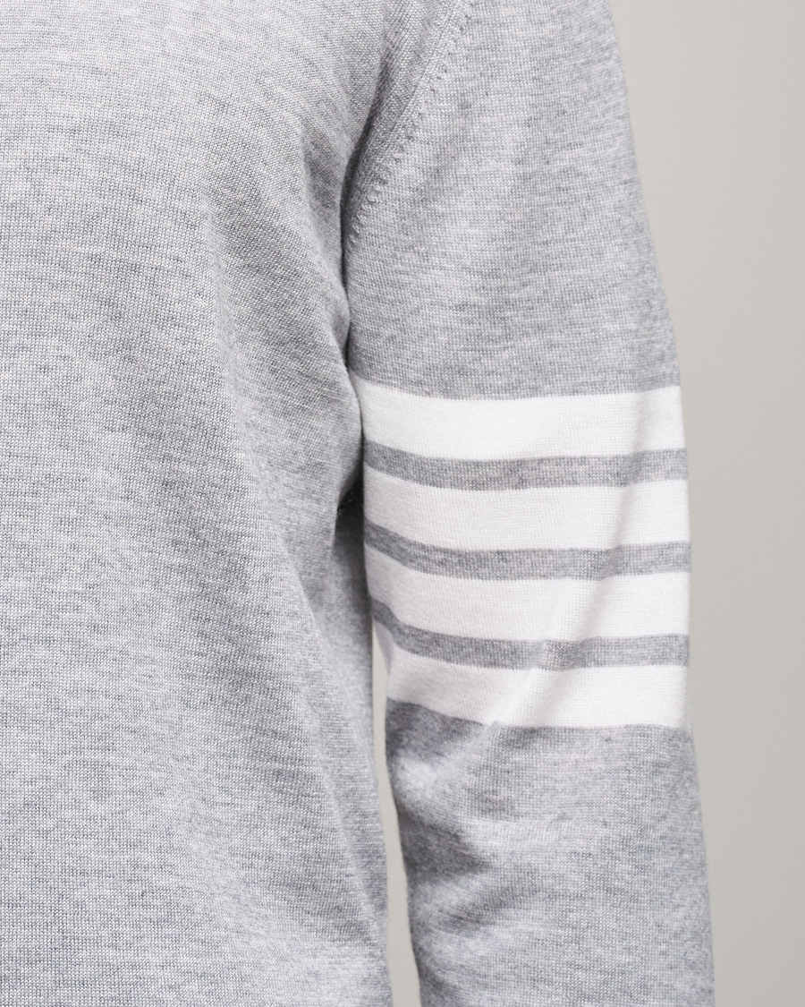 Homme | Chemises | Thom Browne | Merino Wool Button Down Shirt Light Grey