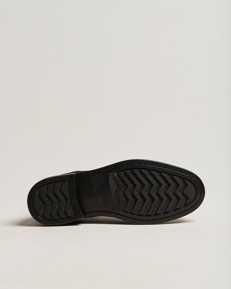 Homme | GANT Brookly Suede Chelsea Boot Black | GANT | Brookly Suede Chelsea Boot Black