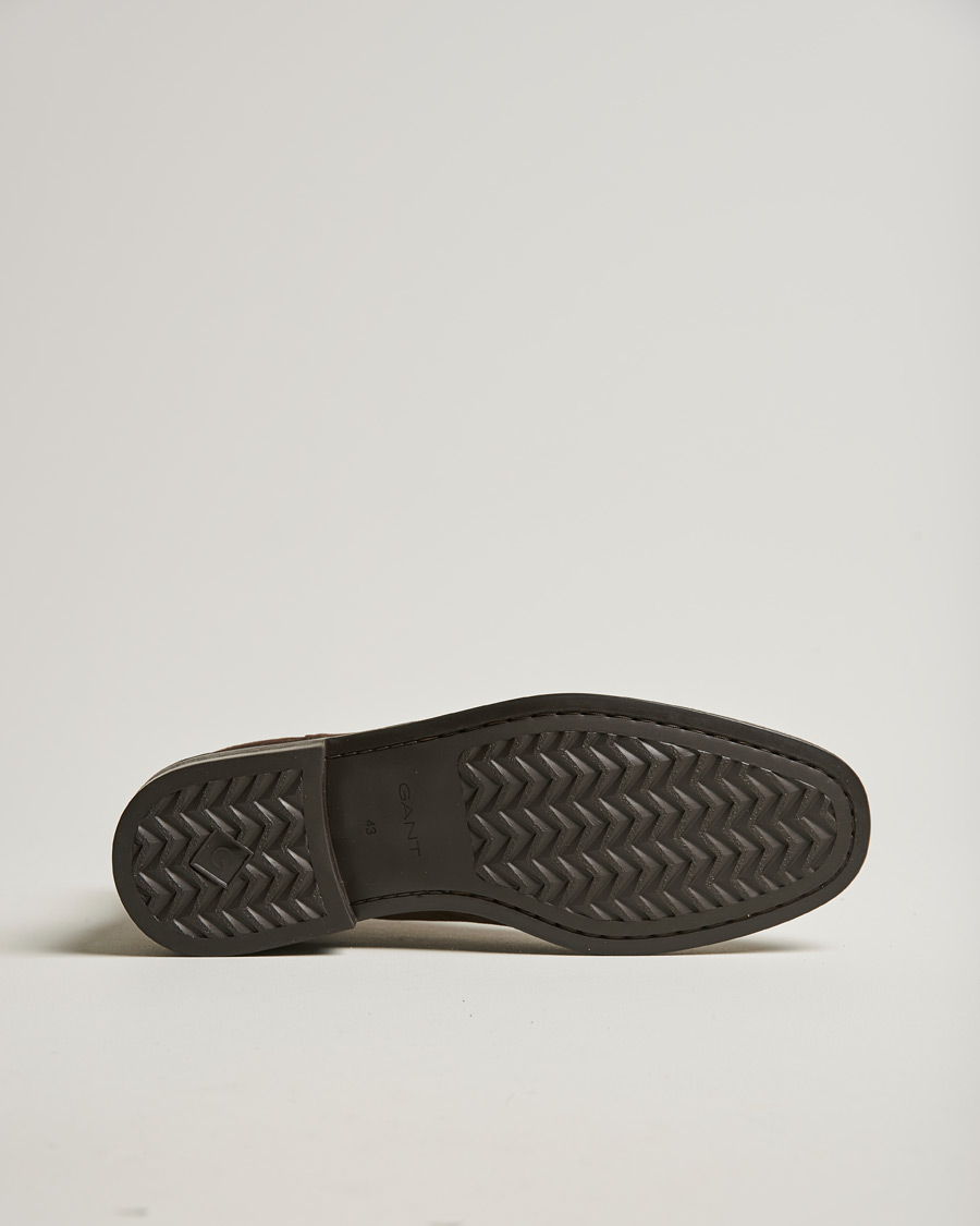 Homme | GANT Brockwill Suede Chelsea Boot Dark Brown | GANT | Brockwill Suede Chelsea Boot Dark Brown