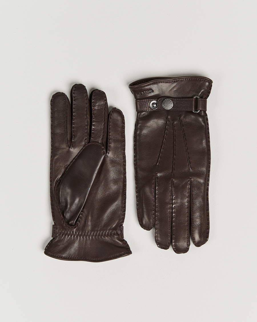 Homme | Gants | Hestra | Jake Wool Lined Buckle Glove Espresso