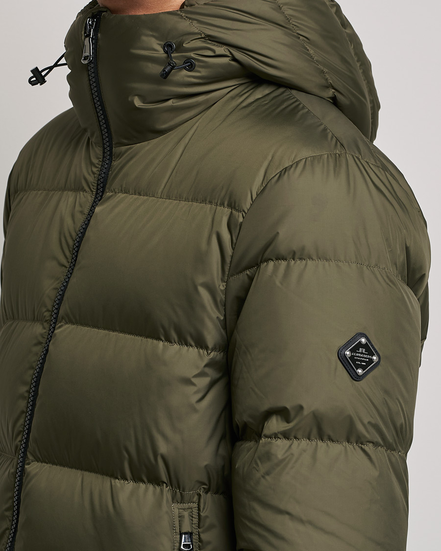Heren | Jassen | J.Lindeberg | Barrel Down Jacket Forest Green