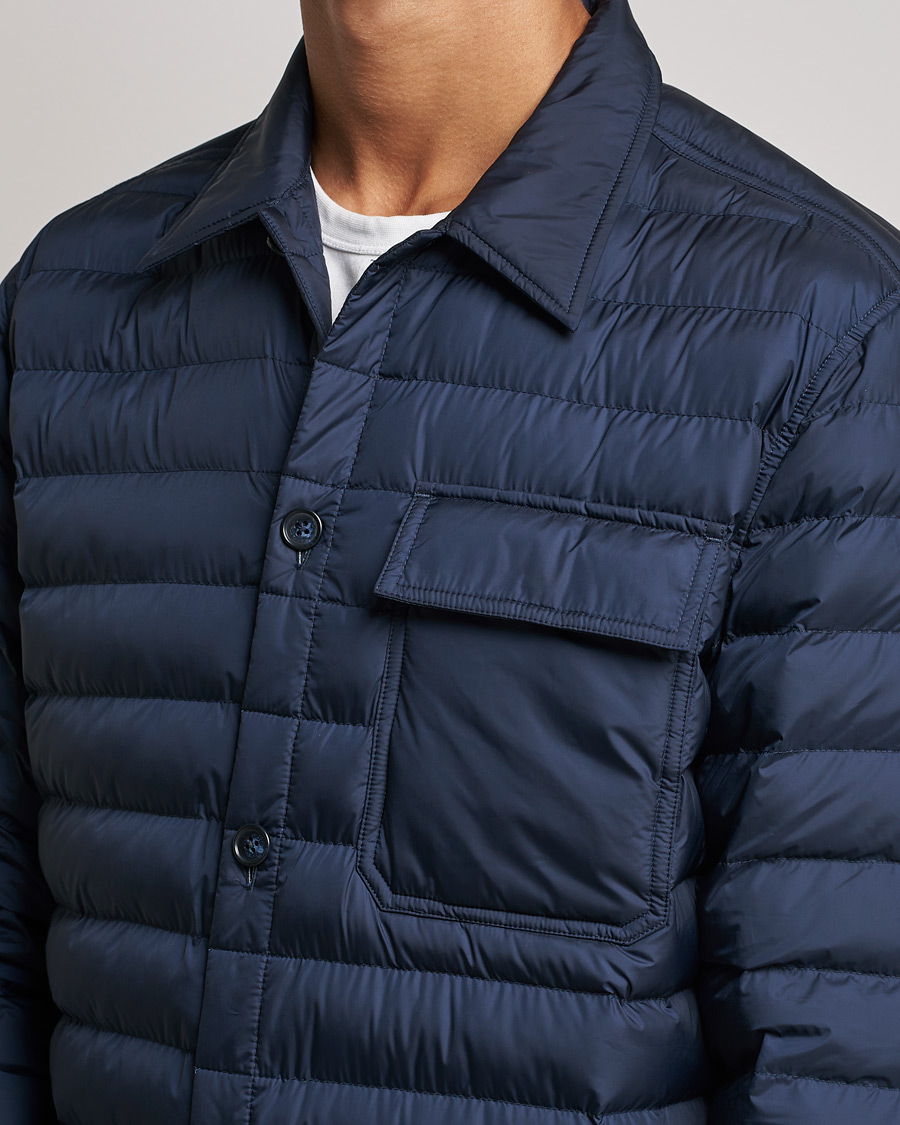 Homme | Chemises | J.Lindeberg | Gorman Quilted Overshirt Navy