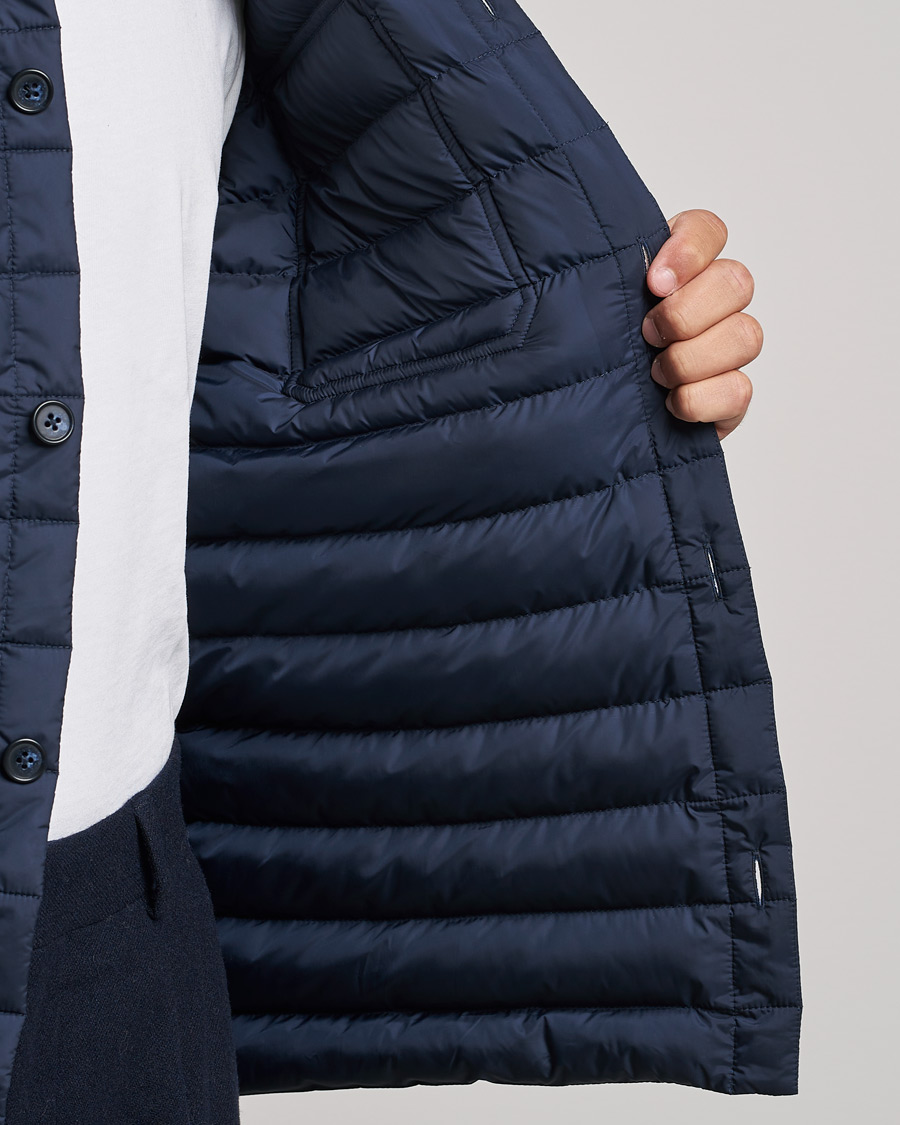 Homme | Chemises | J.Lindeberg | Gorman Quilted Overshirt Navy