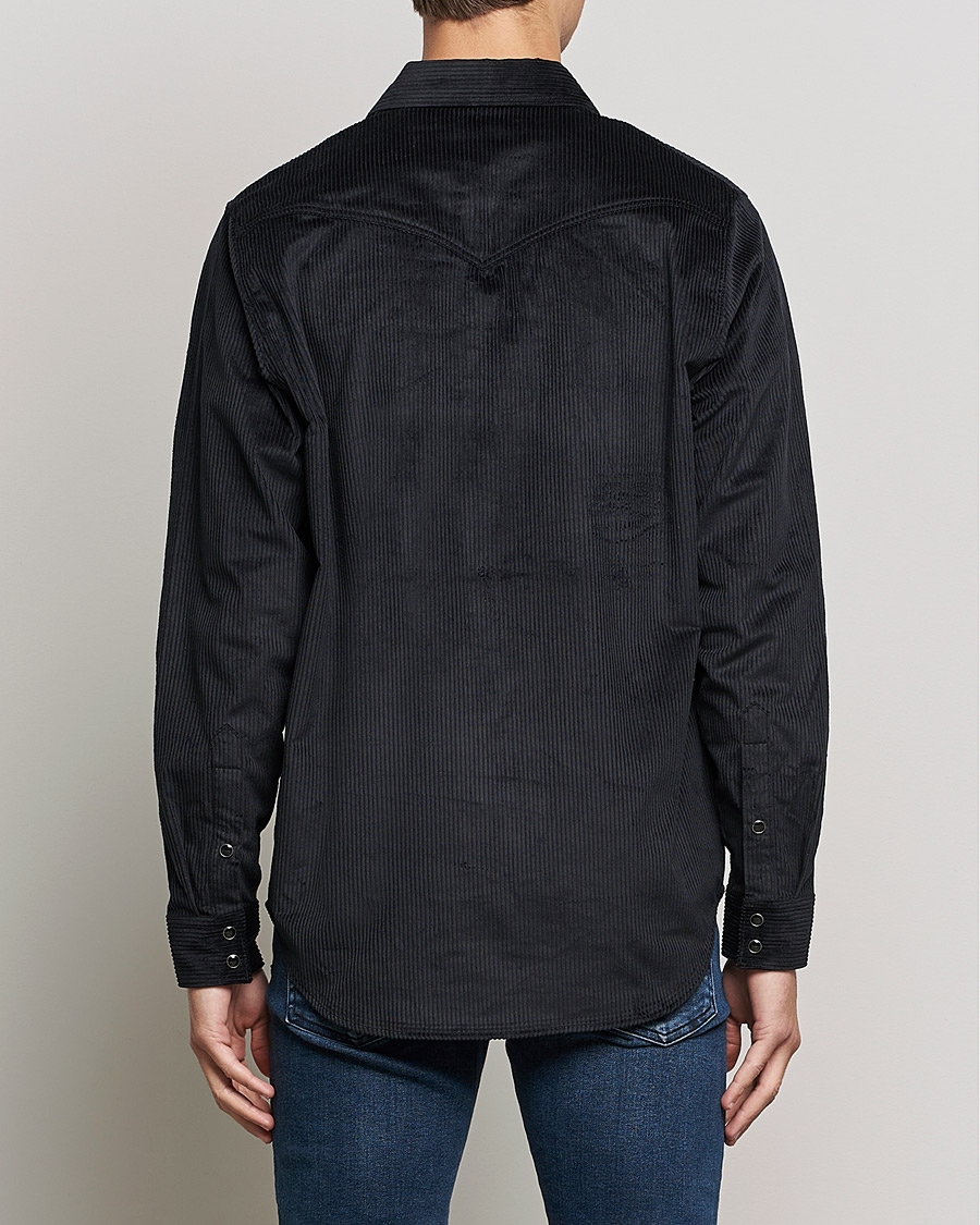 Heren | Overhemden | J.Lindeberg | Tarp Cord Western Overshirt Black