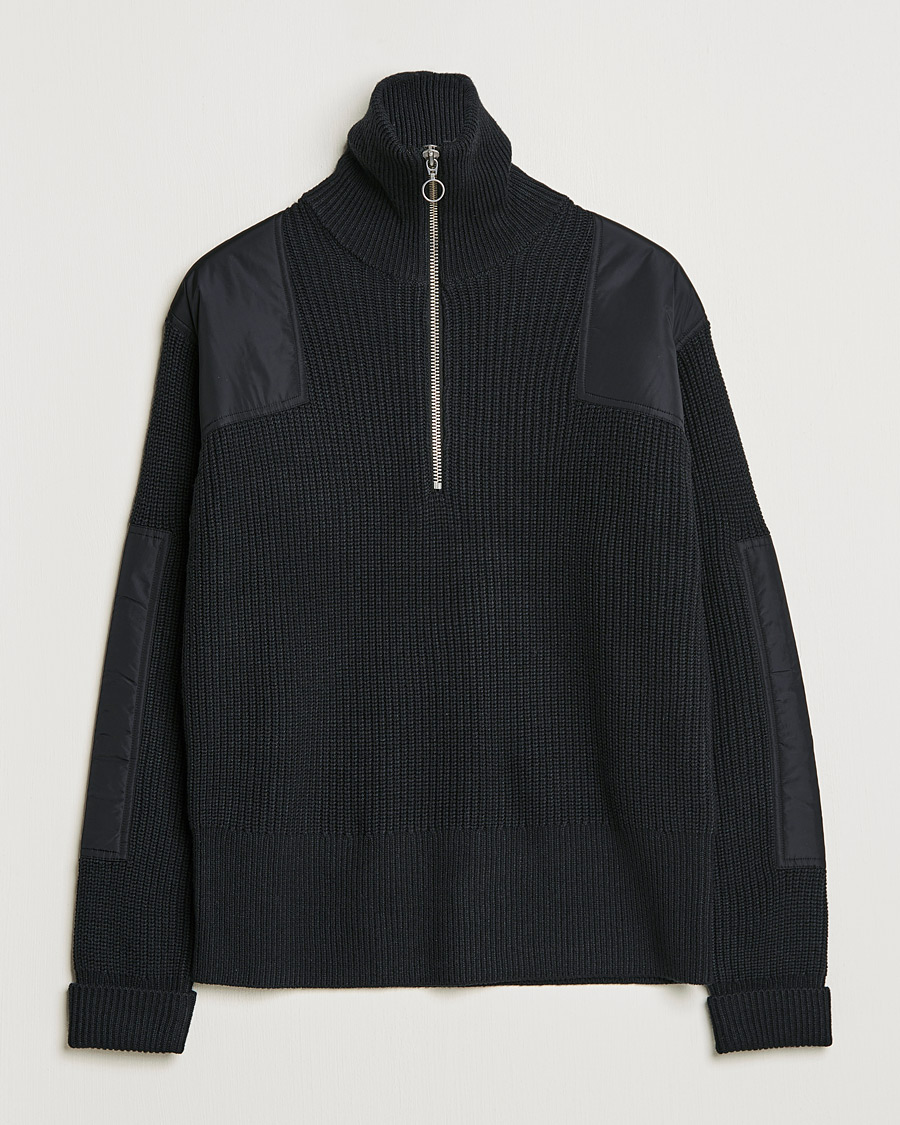 Homme | Pulls Et Tricots | J.Lindeberg | Ethan Chunky Half Zip Black
