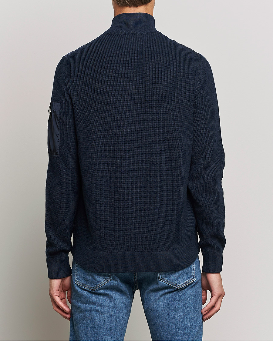 Homme | Pulls Et Tricots | J.Lindeberg | Beck Knitted Hybrid Jacket Navy