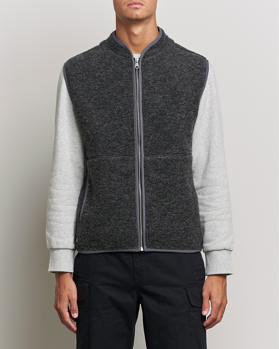 Homme | Pulls Et Tricots | J.Lindeberg | Duncan Wool Fleece Vest Grey Melange