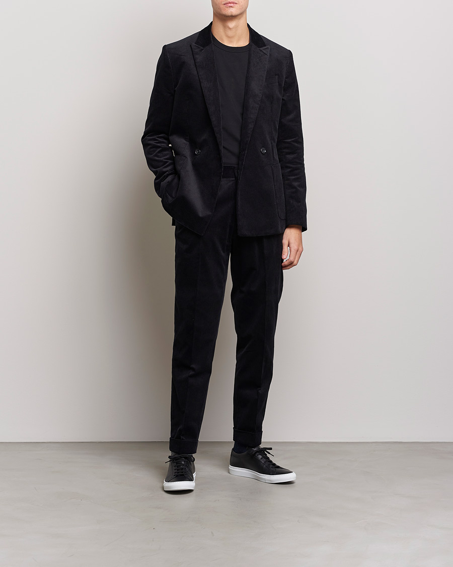 Heren | Blazers | J.Lindeberg | Dries Corduroy Blazer Black