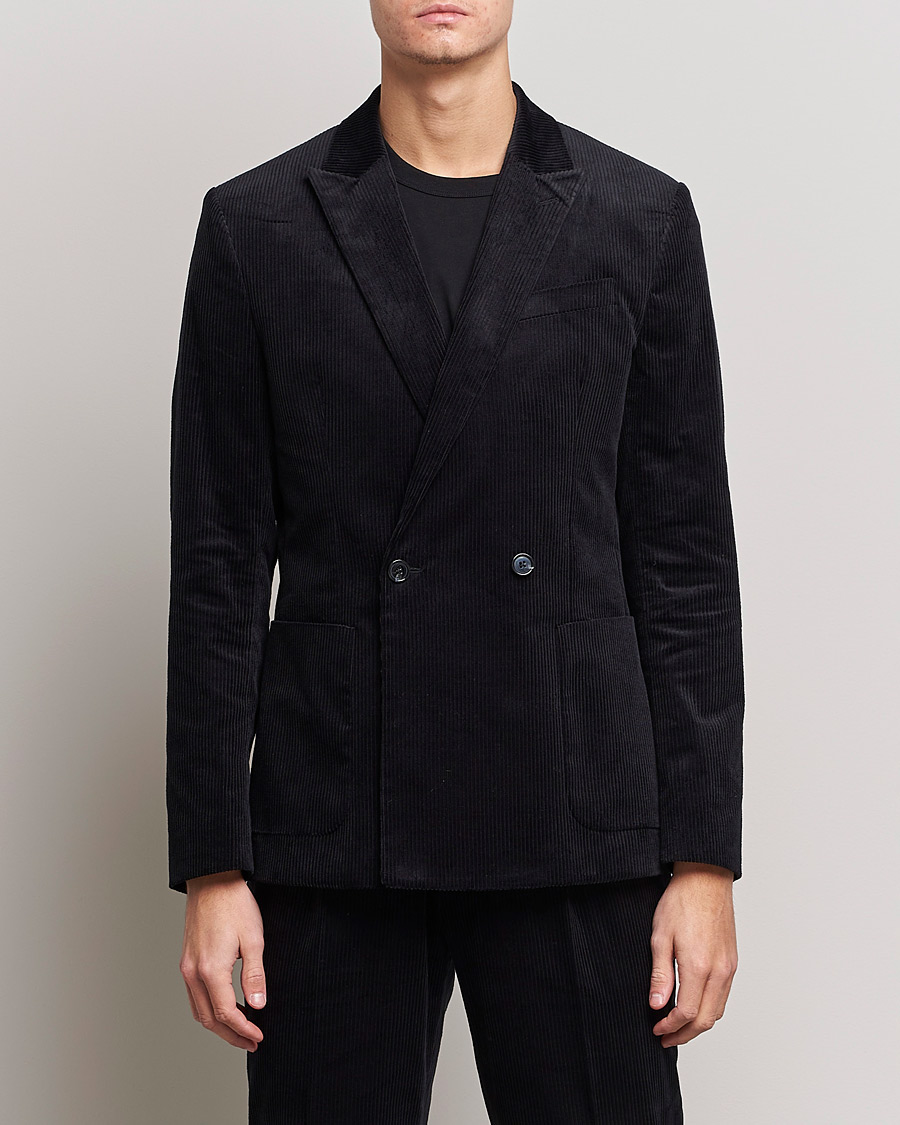 Heren | Blazers | J.Lindeberg | Dries Corduroy Blazer Black