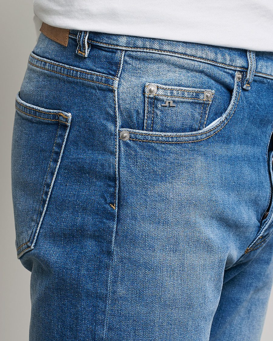 Homme | Jeans | J.Lindeberg | Cody Vintage Wash Jeans Light Blue