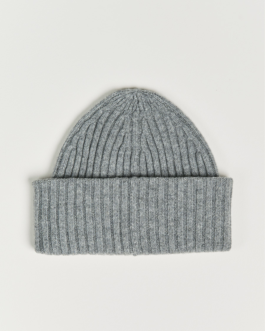 Heren | J.Lindeberg Jive Wool Beanie Grey Melange | J.Lindeberg | Jive Wool Beanie Grey Melange