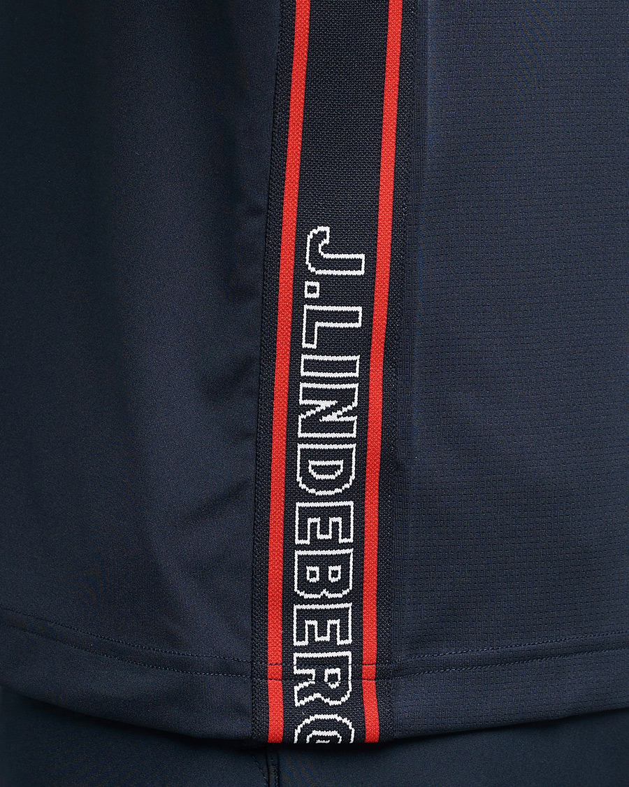 Homme | Polos | J.Lindeberg | Diamond Regular Fit Polo Navy