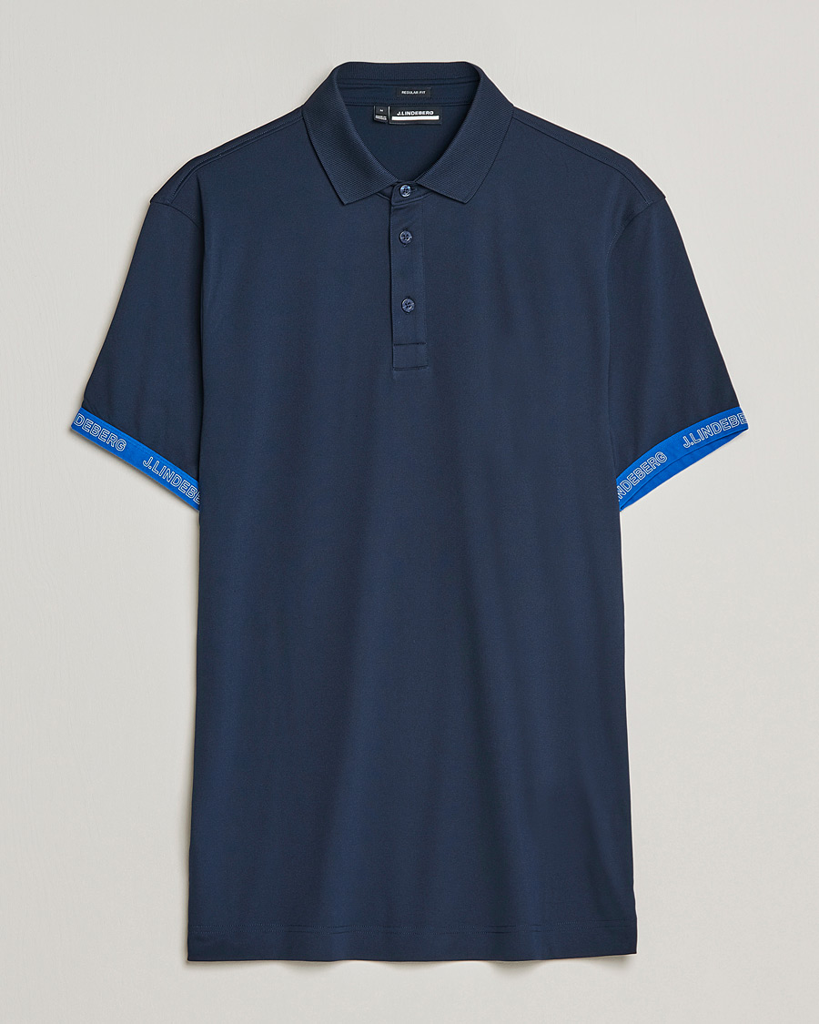 Homme | Polos | J.Lindeberg | Guy Regular Polo Navy